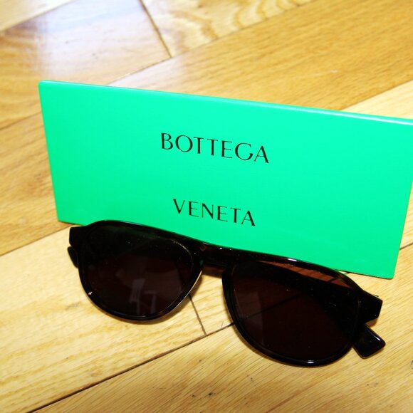 BNWT SS25 BOTTEGA VENETA AVIATOR SUNGLASSES BV1292S 002 - Picture 2 of 8